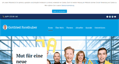 Desktop Screenshot of gottfried.forsthuber.at